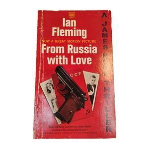 VTG Ian Fleming's 007 James Bond ~ From Russia with Love PB ~ Sean Connery